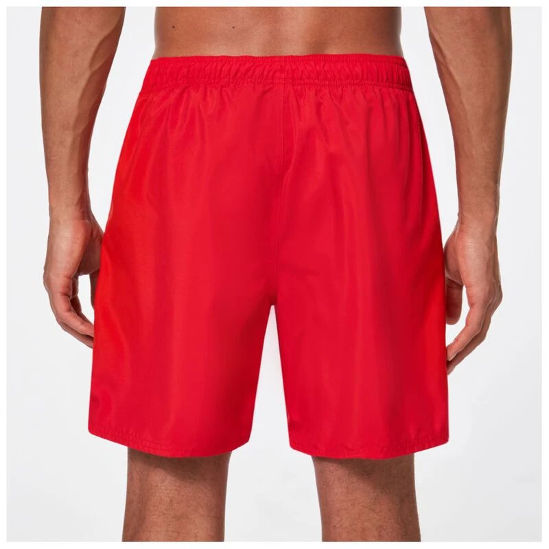 Oakley Mens Beach Volley 18 Beach Shorts (High Risk Red) | Sportpursui
