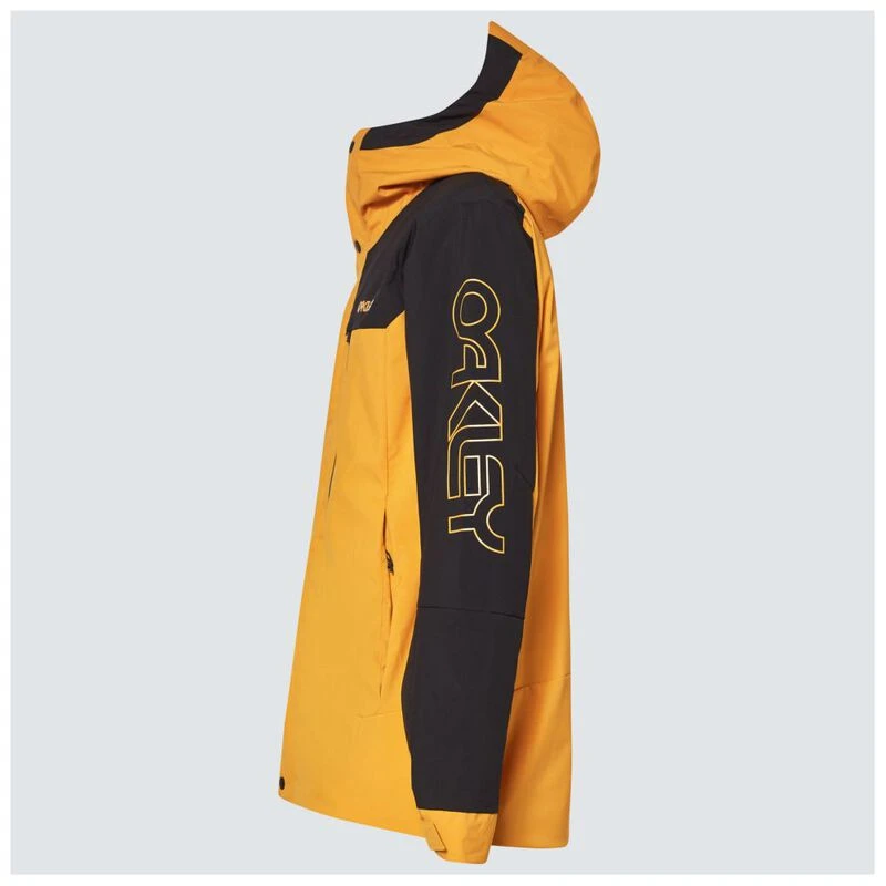 Oakley Mens TNP TBT Ski Jacket Amber Yellow Blackout Sportpursuit