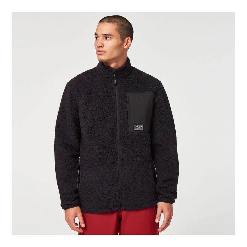 Mens black sherpa pullover outlet