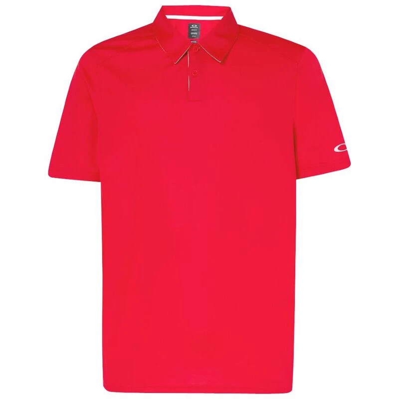 Oakley Mens Divisional 2.0 Polo Shirt High Risk Red Sportpursuit.c