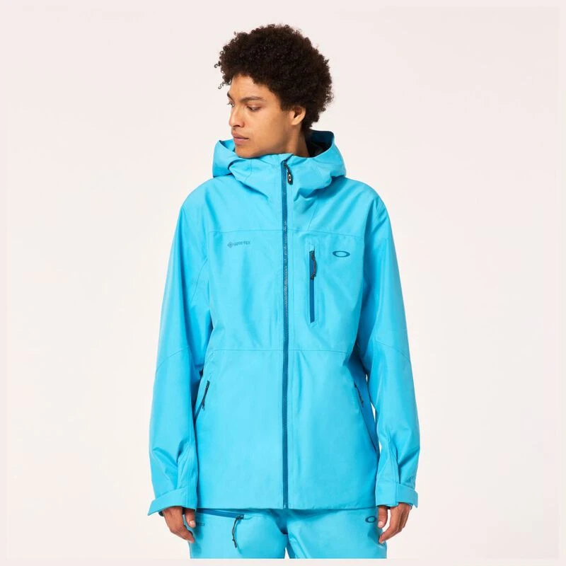 Bright blue ski jacket sales