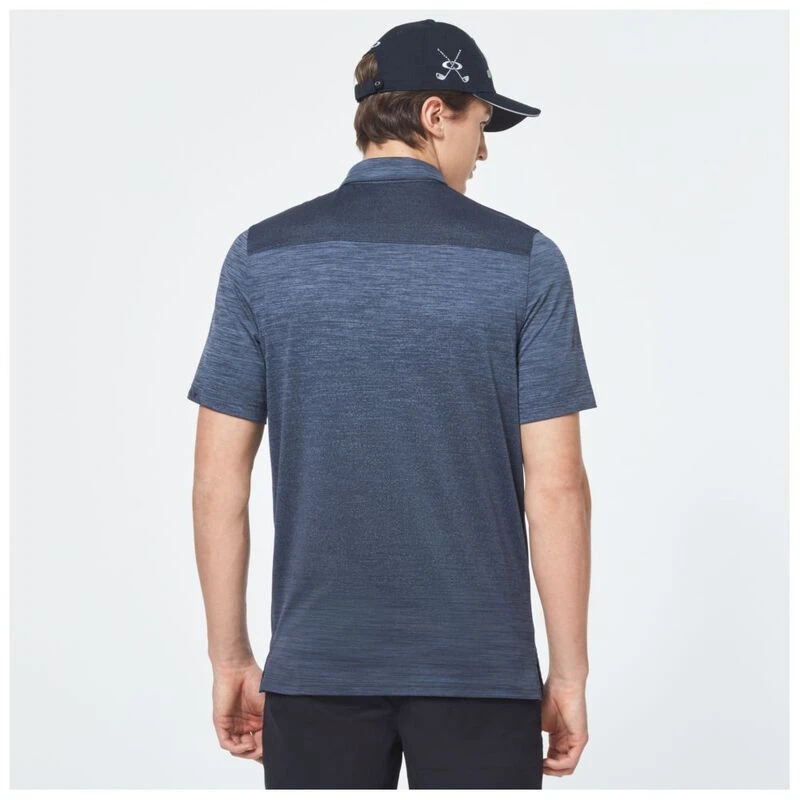 Oakley Mens Gradient Gravity 2.0 Polo Shirt New Dark Grey Heather