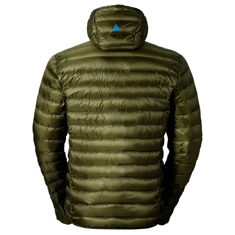 Odlo Mens Air Cocoon Jacket Camou Green Directoire Blue Sportpursu