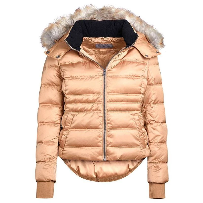 CalvinKlein Womens Ovidia Jacket Beige Sportpursuit
