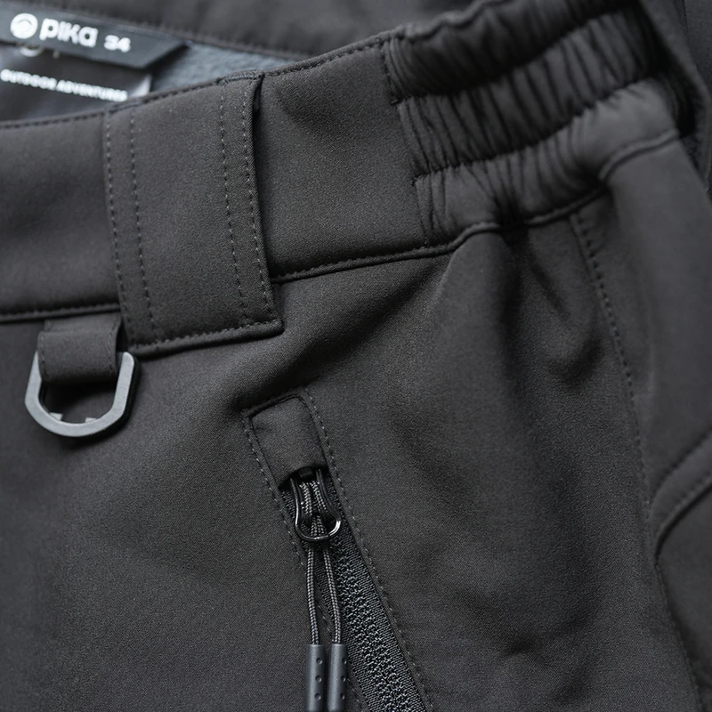 Pika Outdoor Mens Bern Softshell Trousers (Black) | Sportpursuit.com
