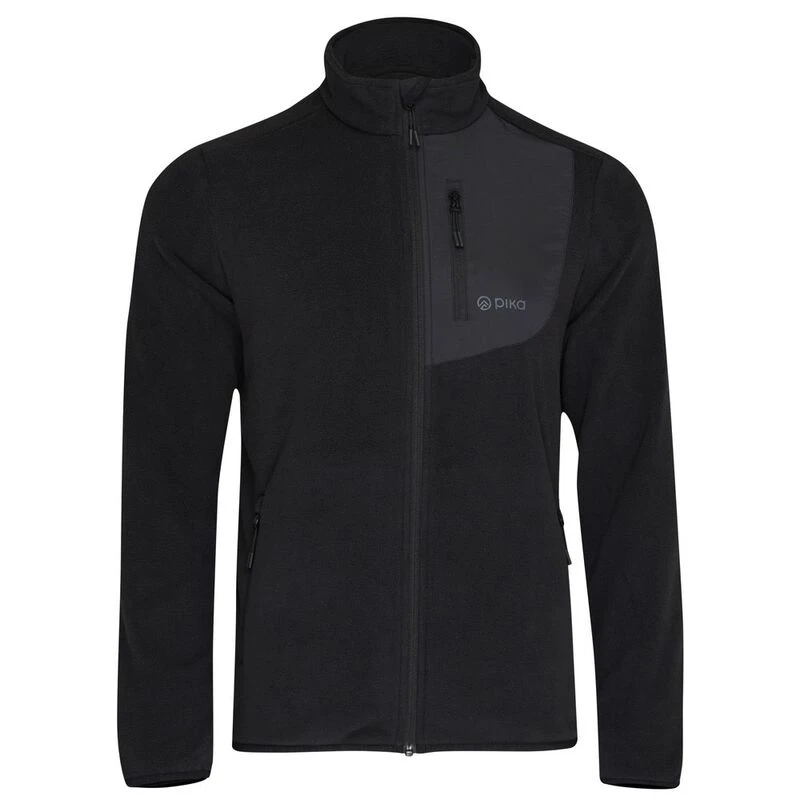Pika Outdoor Mens Elbrus Fleece Jacket (Black) | Sportpursuit.com