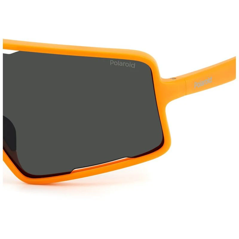 Polaroid Mens Sport Sunglasses Matte Orange Sportpursuit