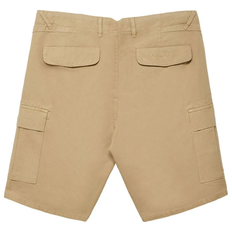 Polo khaki cargo shorts deals