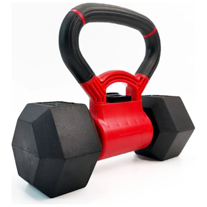 Powerball Kettlebell Dumbbell Grip Handle Red Black Sportpursuit