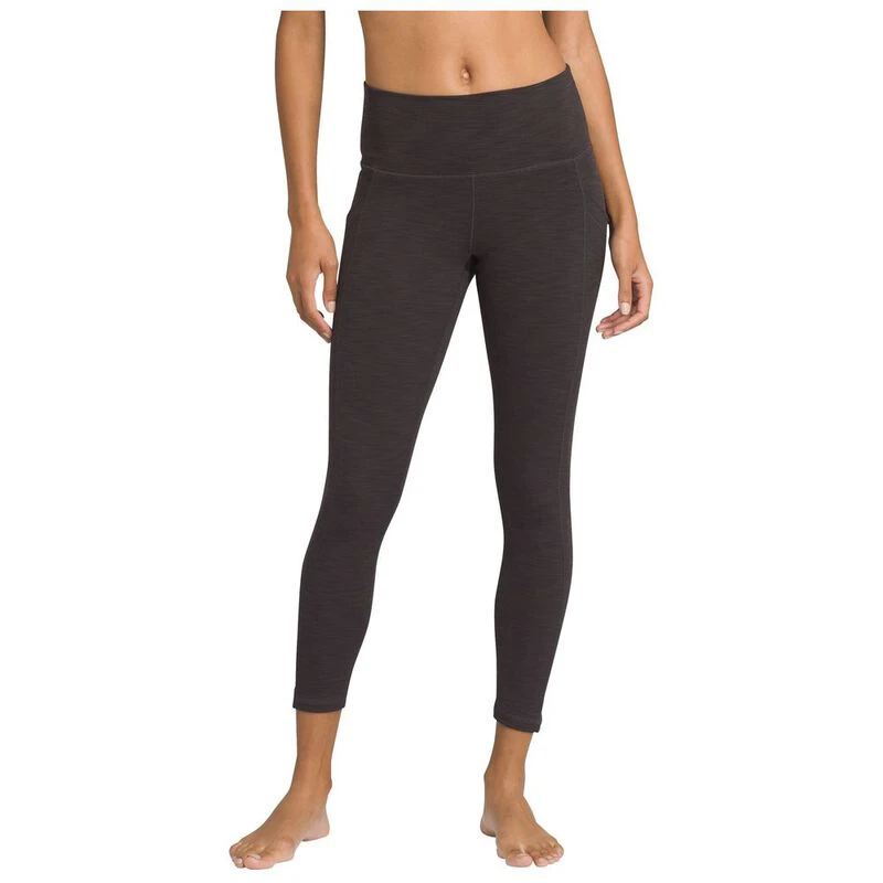 prAna Womens Becksa 7 8 Leggings Black Heather Sportpursuit