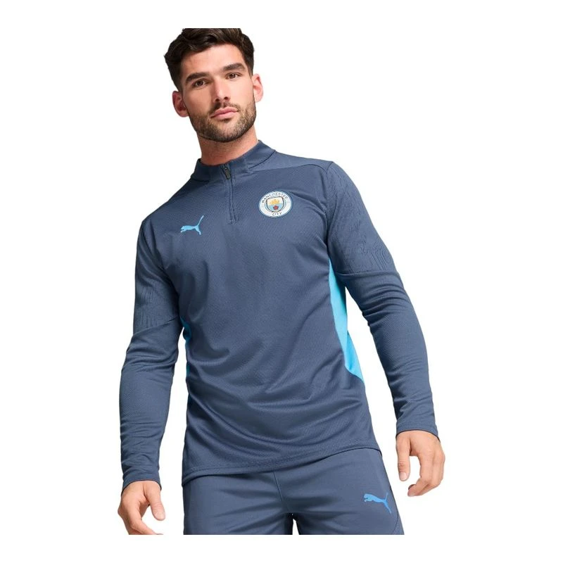 Puma Sous couches MCFC Training Homme Bleu privatesportshop