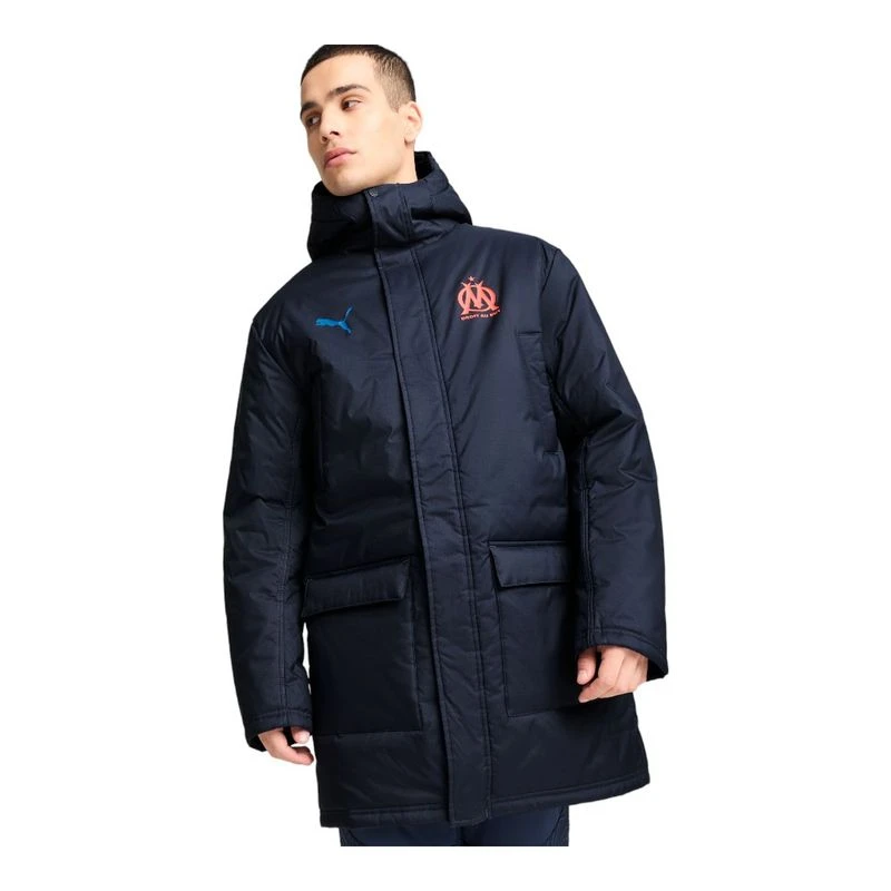 Puma Veste OM Winter Homme Bleu privatesportshop
