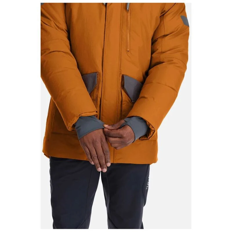 Rab Mens Arctus Down Parka Marmalade Sportpursuit