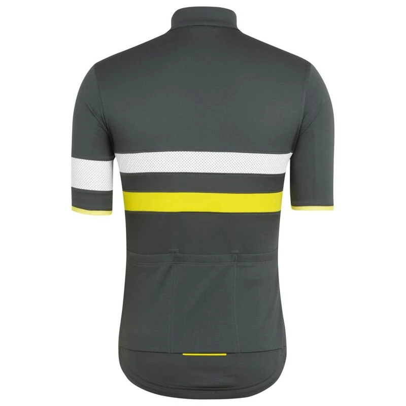 Rapha Mens Brevet Lightweight Jersey (Dark Grey)