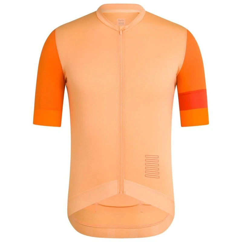Rapha Mens Pro Team Training Jersey (Peach/Orange) | Sportpursuit.com