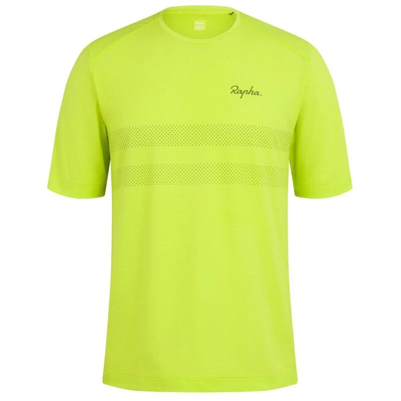 Rapha Mens Explore Technical T-Shirt (Green/Green) | Sportpursuit.com