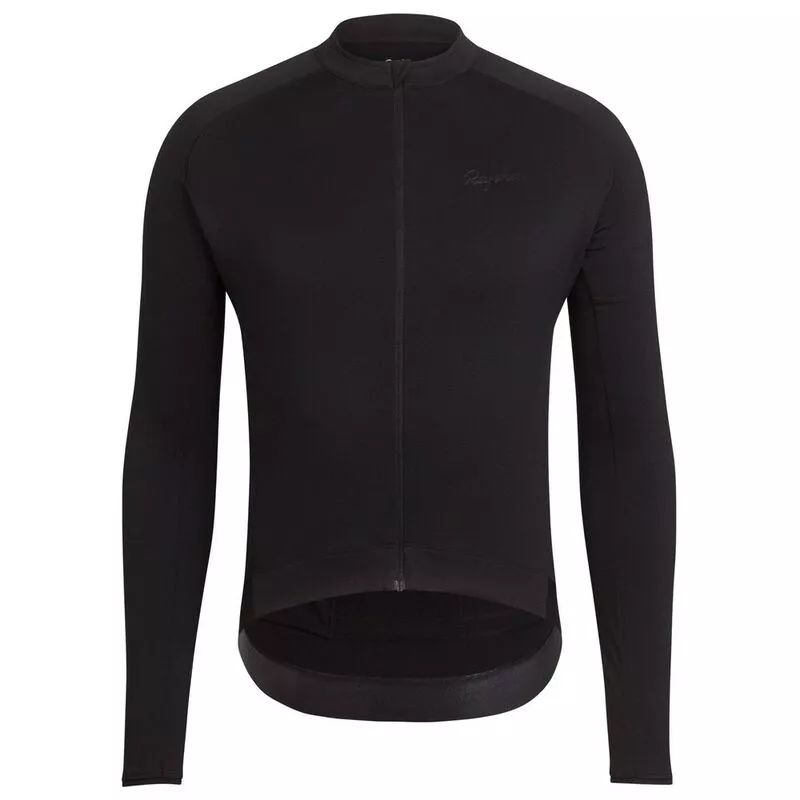 Rapha Mens Core Long Sleeve Jersey Black Sportpursuit
