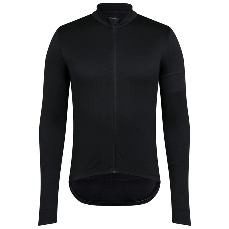 Rapha Mens Classic Long Sleeve Jersey (Black) | Sportpursuit.com