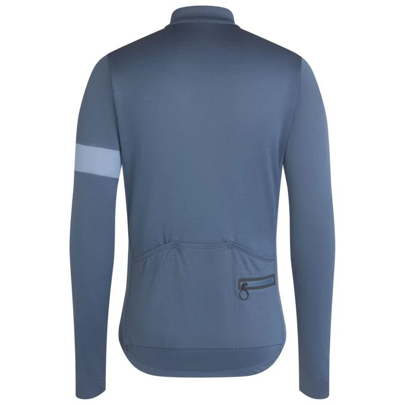 Rapha Mens Classic Long Sleeve Jersey (Blue/Grey Blue) | Sportpursuit.