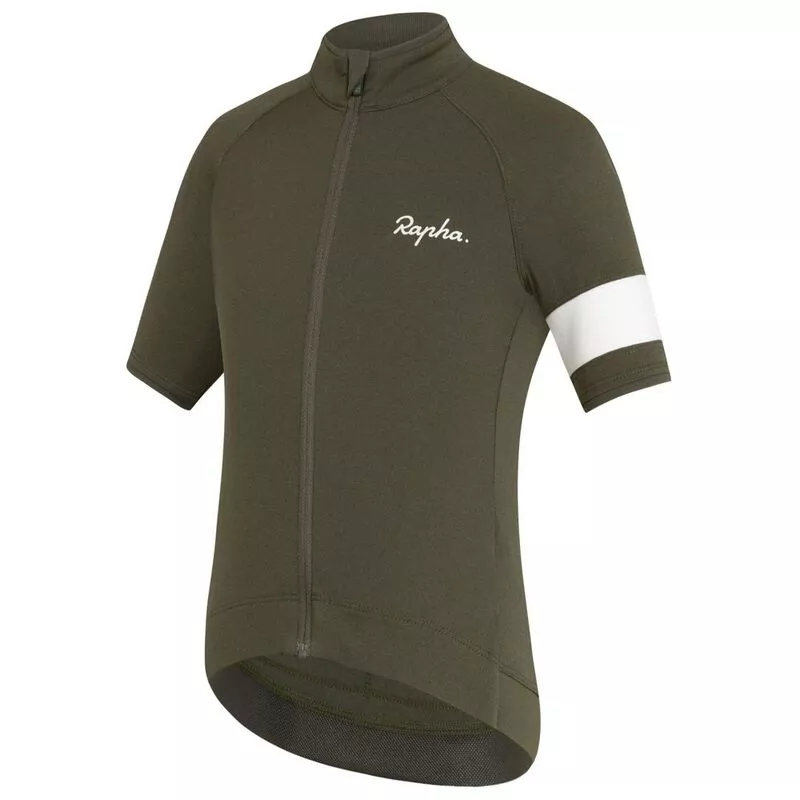 Rapha Kids Core Jersey Dark Green Sportpursuit