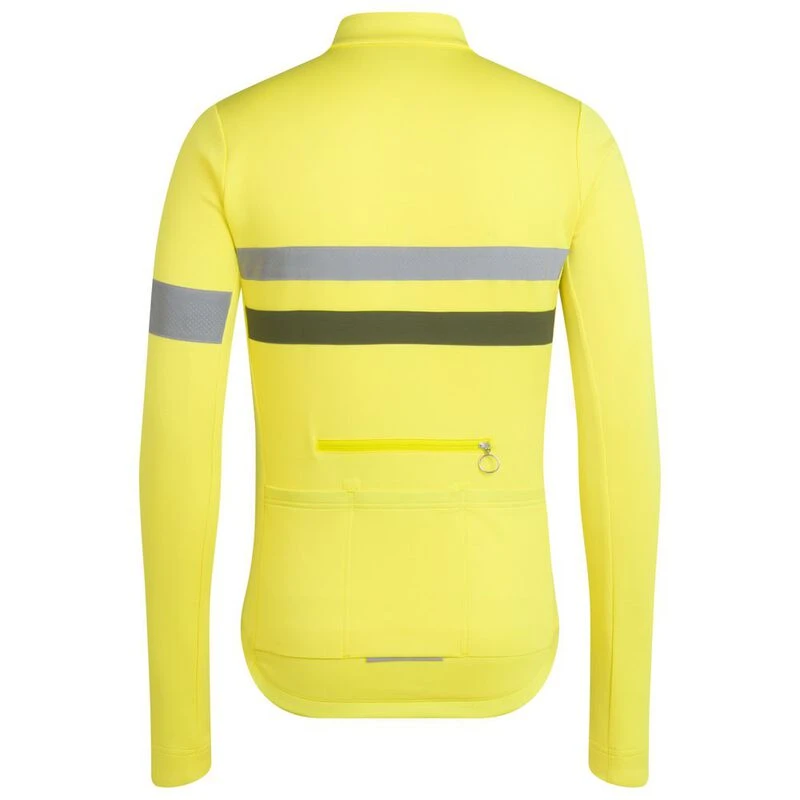 Rapha Mens Brevet Jersey (Reflective Yellow) | Sportpursuit.com