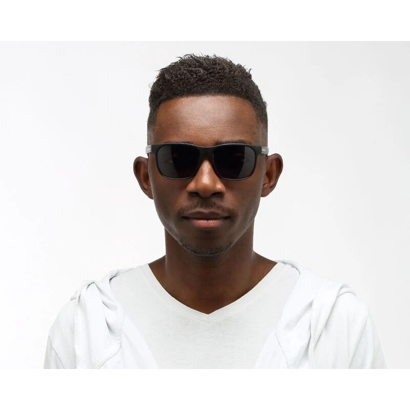 Matt black discount sunglasses