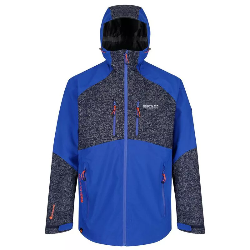 Regatta Mens Montegra II Waterproof Jacket Surf Spray Navy Sportpu