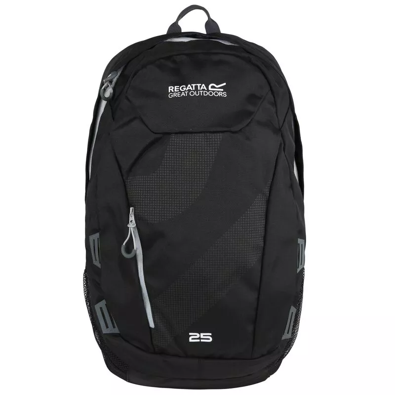 Regatta Altorock II 25L Backpack (Black/Light Steel) | Sportpursuit.co