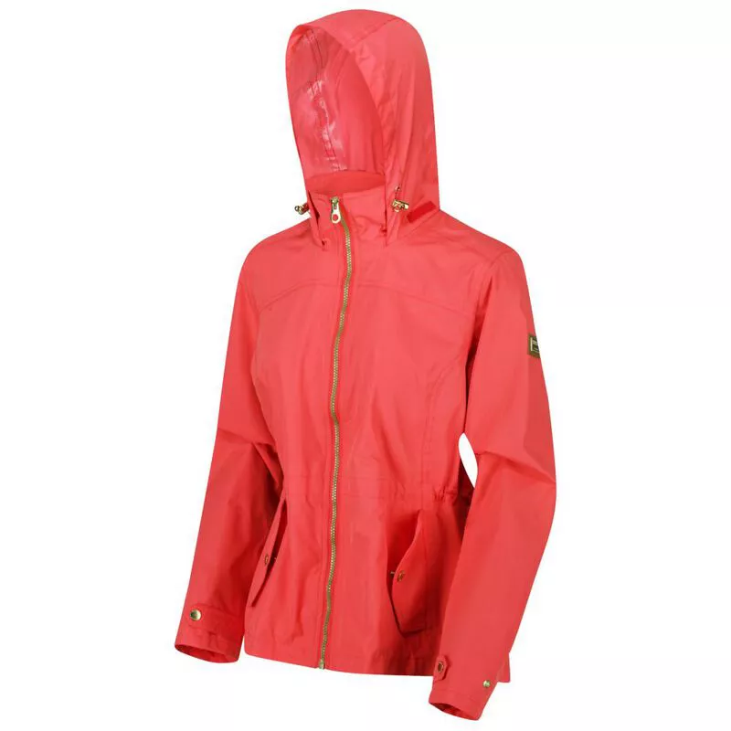 Regatta Womens Laurenza Waterproof Jacket Red Sky Sportpursuit