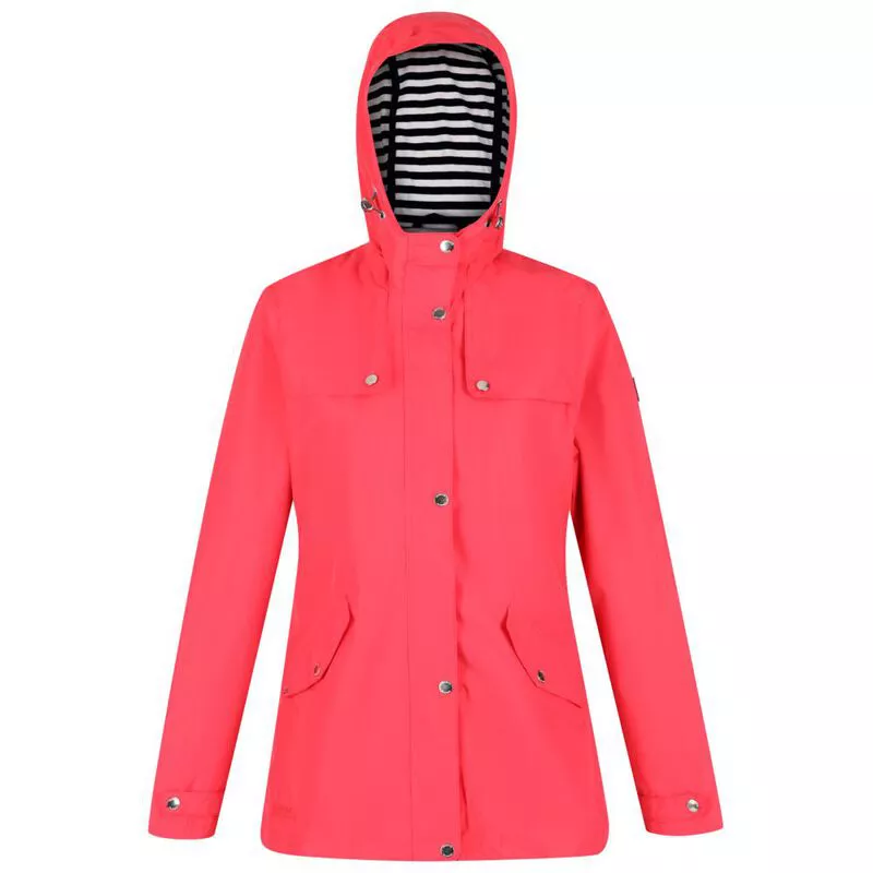 Regatta Womens Bertille Waterproof Jacket Red Sky Solid Sportpursu