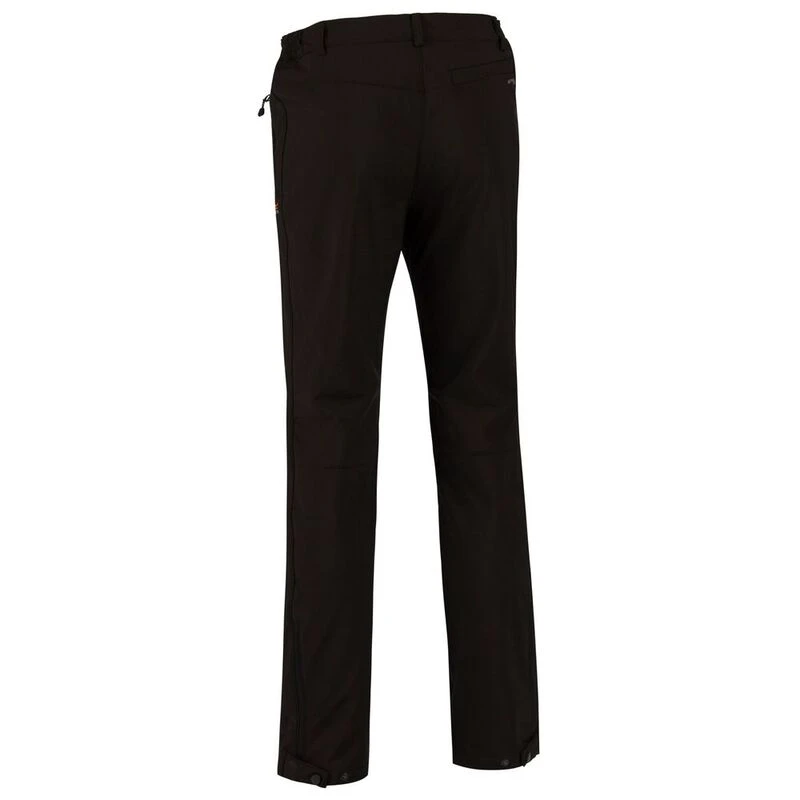 Regatta Mens Geo II Softshell Trousers (Black) | Sportpursuit.com