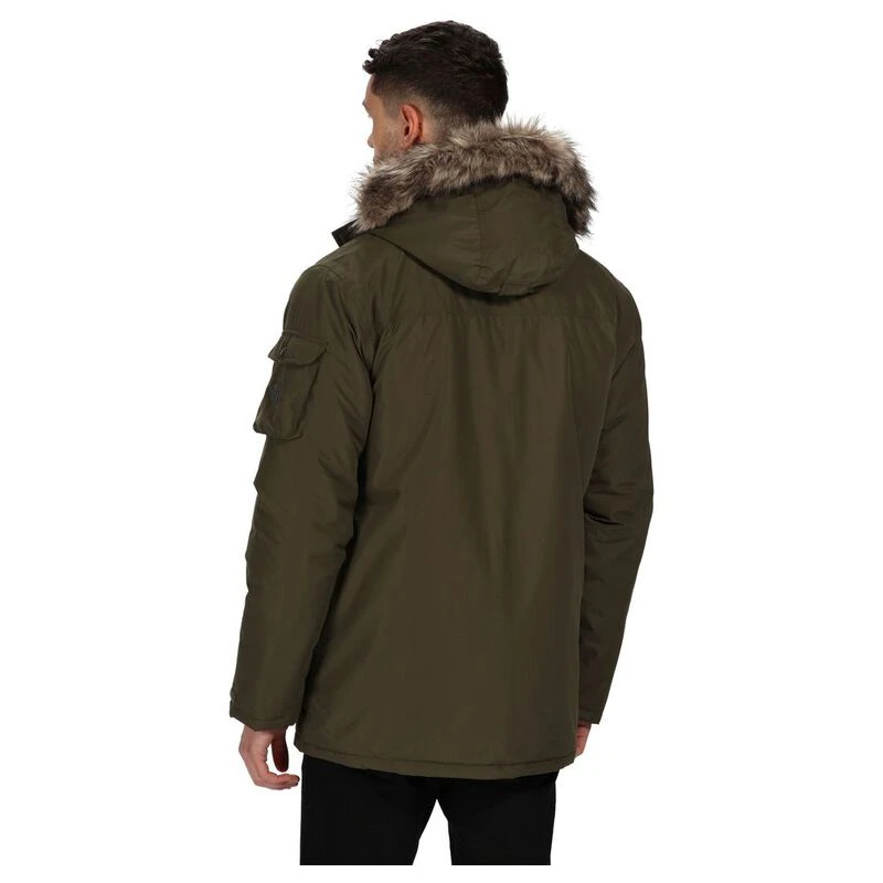 Men's salinger ii waterproof insulated fur trimmed hooded parka best sale jacket black