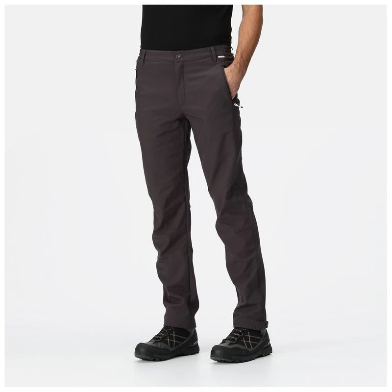 Regatta Mens Geo II Softshell Trousers Ash Sportpursuit