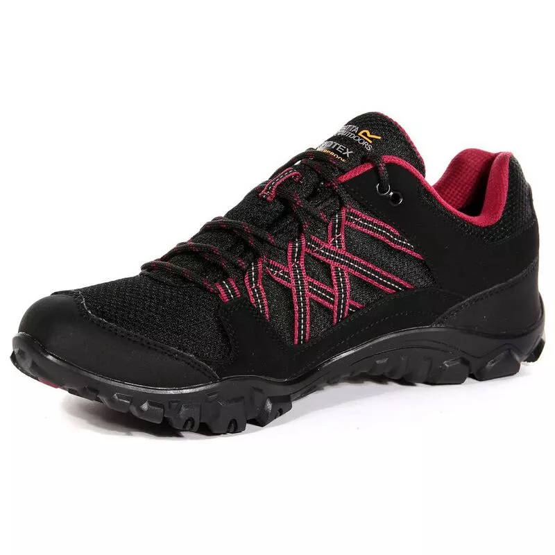Regatta Womens Lady Edgepoint III Shoes Black Beaujolais Sportpurs