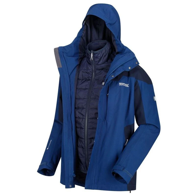 Men's wentwood iv waterproof 3 in 1 jacket black discount