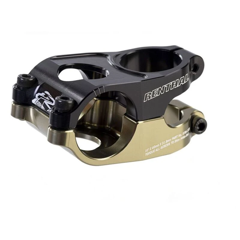 Renthal Duo Stem 31.8mm Stem Black Gold Sportpursuit
