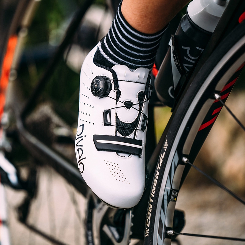 Rivelo Mennock Cycling Shoes White Black Sportpursuit Com