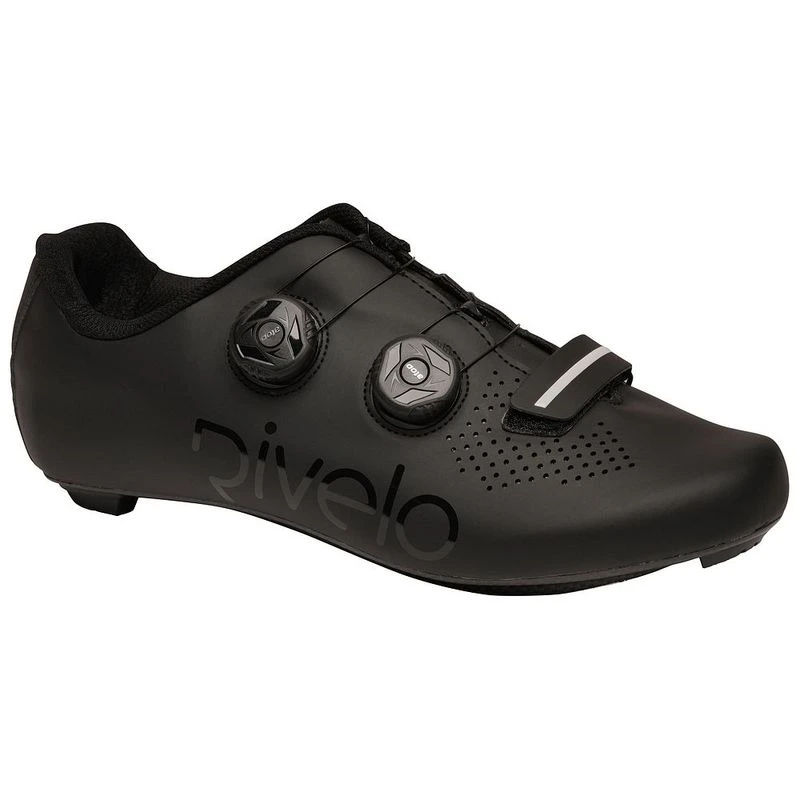 Rivelo Whinlatter Carbon Cycling Shoes (Black/White) Sportpursuit.co