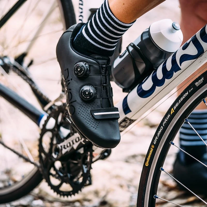 Rivelo Whinlatter Carbon Cycling Shoes Black White Sportpursuit