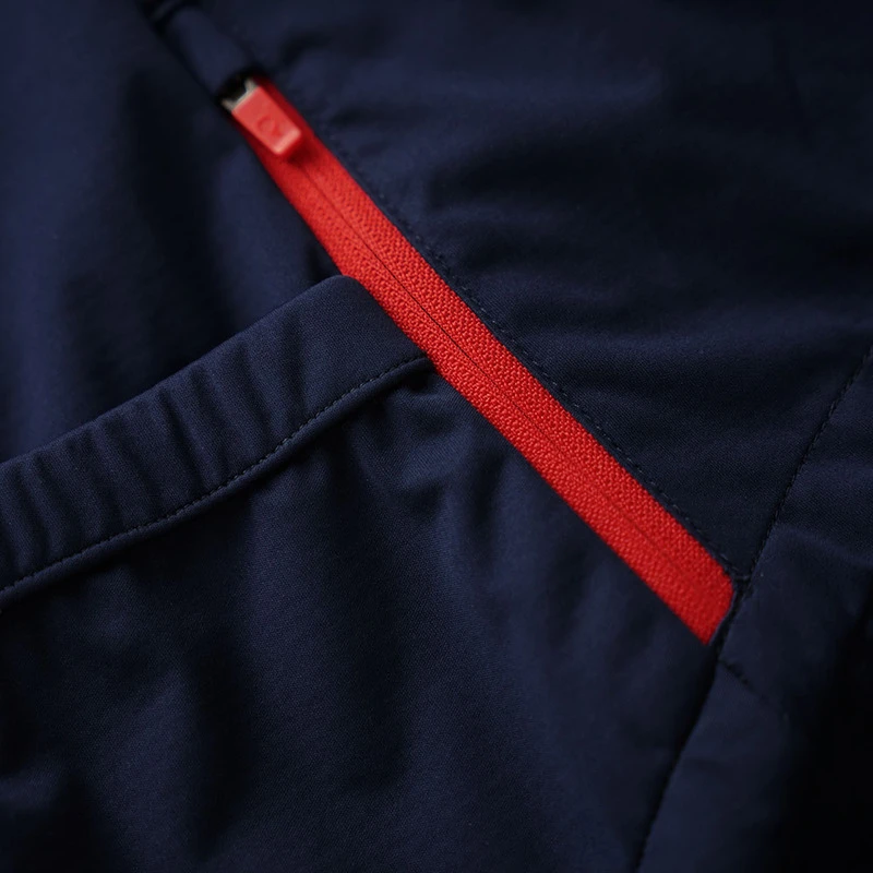Rivelo Mens Thornecomb Softshell Jacket (Navy/Red) | Sportpursuit.com