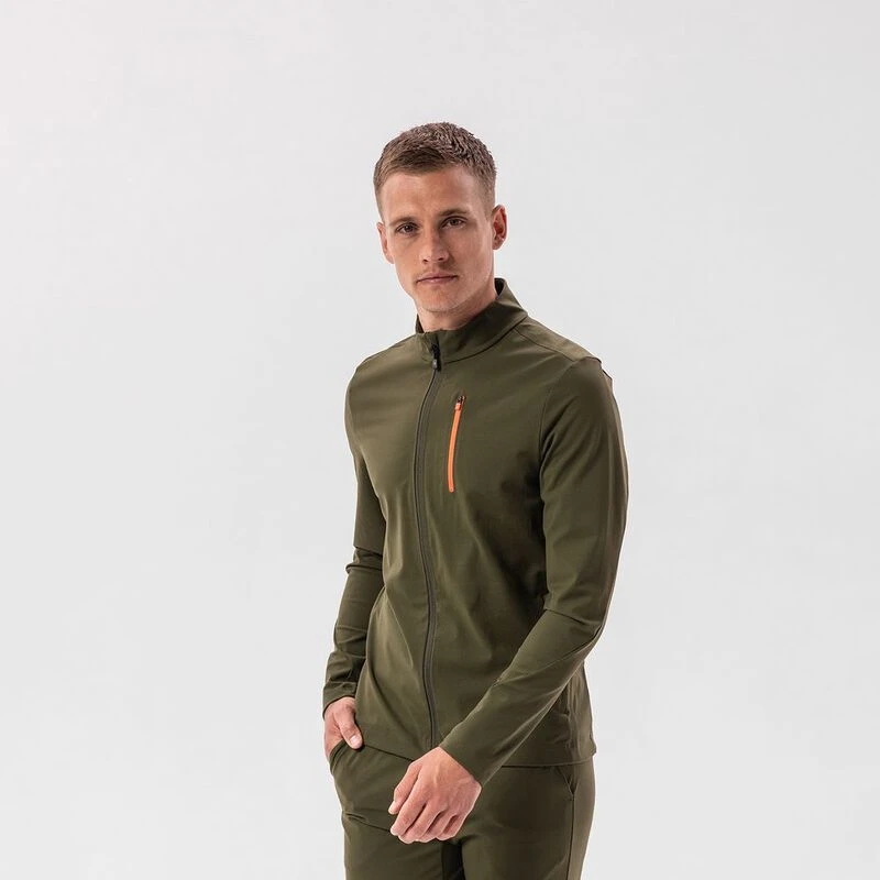 Mens green deals track jacket