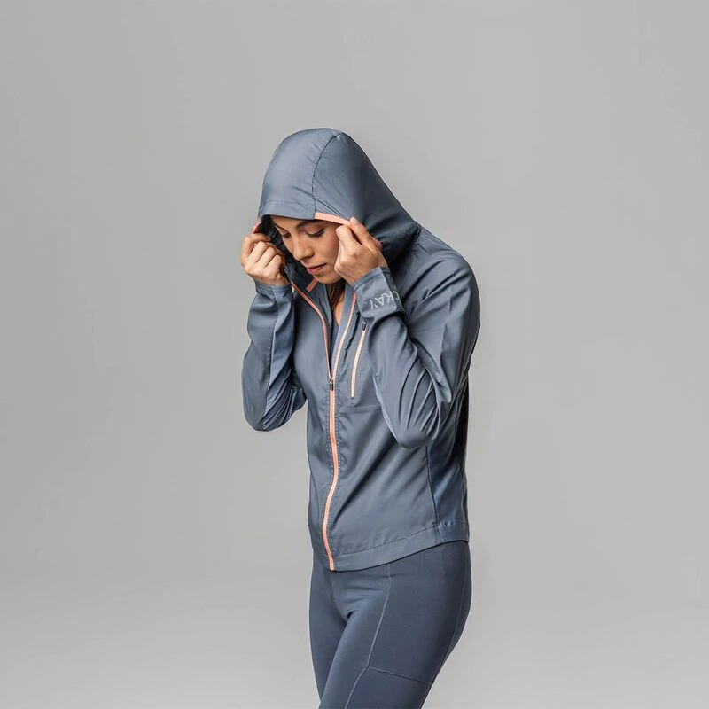 Rockay Womens Windbreaker Jacket Dolphin Blue Sportpursuit
