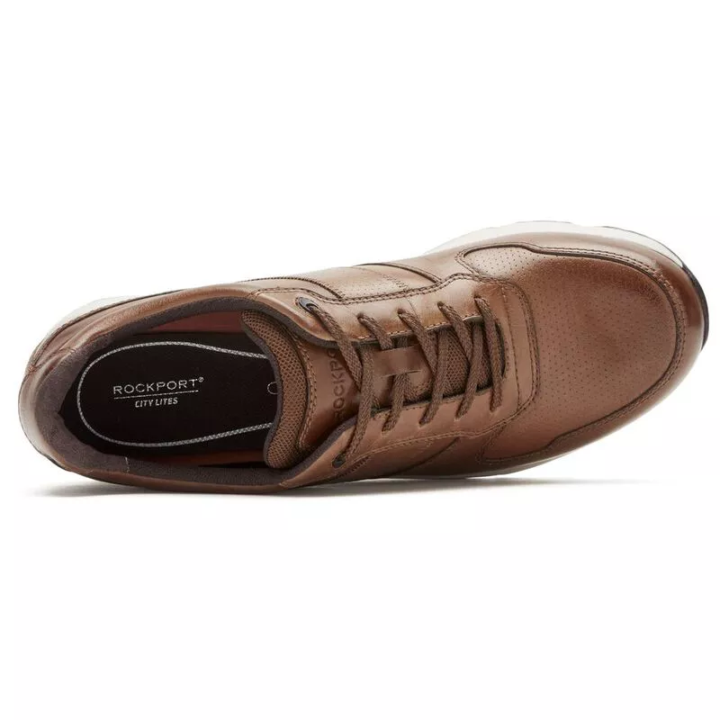 Rockport Mens CL Trustride Ubal Shoes Cognac Sportpursuit