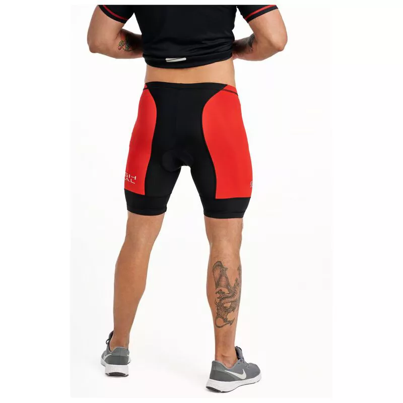 Rough Radical Mens Cross Pro Bike Shorts Black Red Sportpursuit