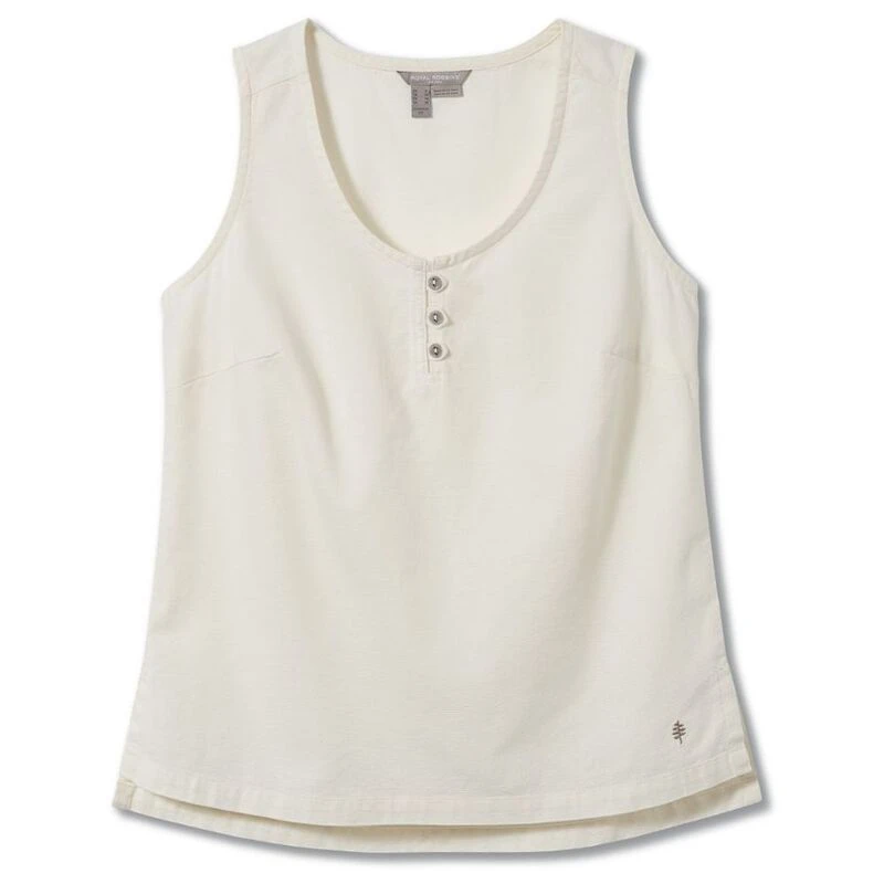Royal Robbins Womens Cool Mesh Eco Tank Top (Creme)