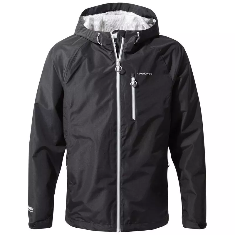 Craghoppers Mens Crawney Waterproof Shell Jacket Black Sportpursui