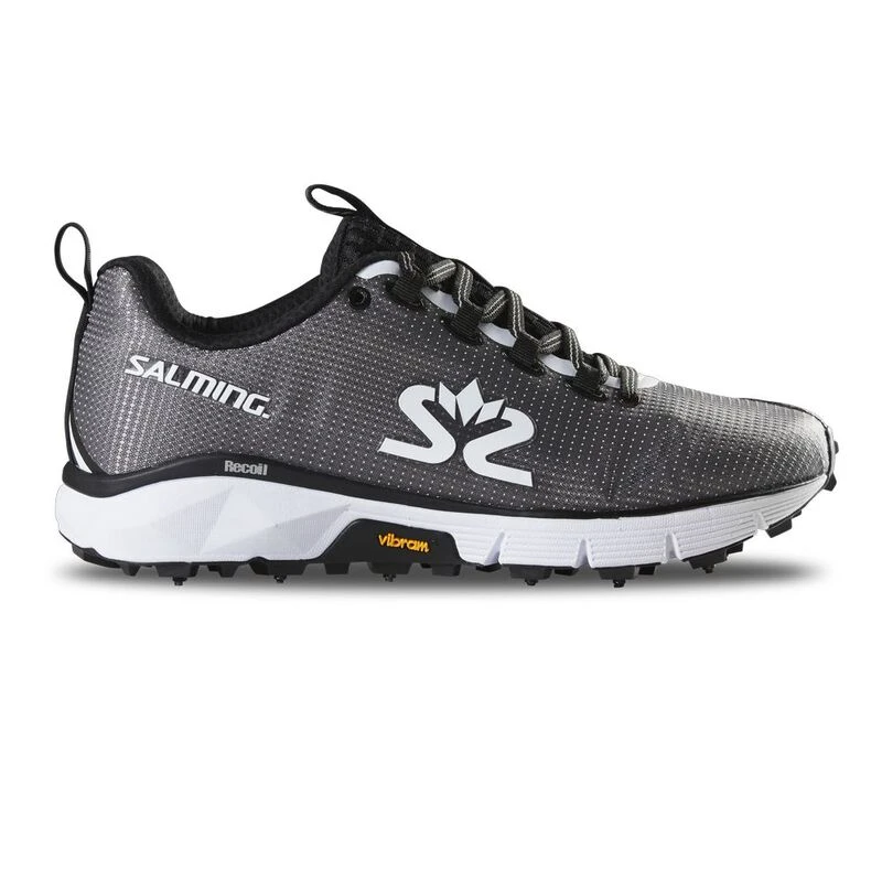 Salming Womens Ispike 2019 Running Shoes Grey Black Sportpursuit.c