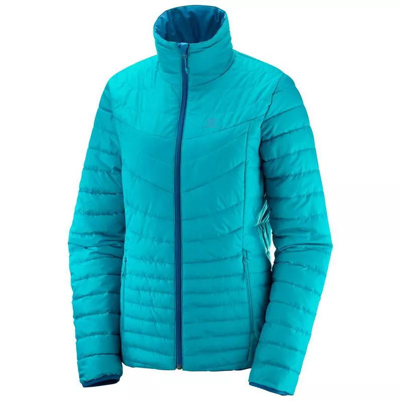 Salomon Womens Drifter Loft Reversible Jacket Lyons Blue Tile Blue