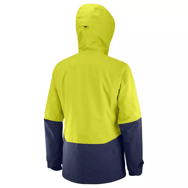 Salomon Mens QST Guard Jacket Citronelle Night Sky Sportpursuit