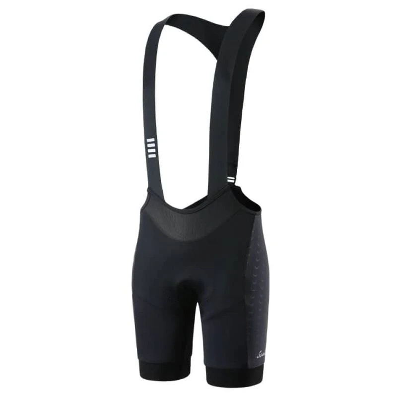 Santic Womens Brand ID Bib Shorts Black Sportpursuit